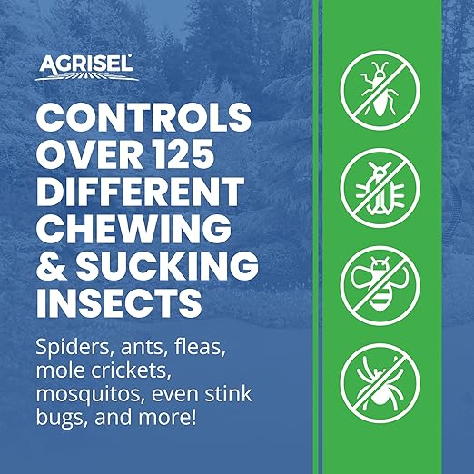 Bifenthrin Pro 7.9, Insect Control, Safe for Plants & Crops, Insecticide, Effective Against 125+ Insects, Includes 3-Pack of Agrisel Protective Gloves, 1 Gallon