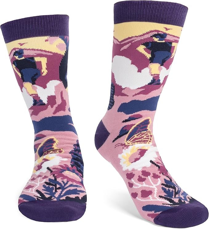 Lavley Women's Funny Socks - Cute and colorful novelty socks for women and teens - Great gift for birthdays or holidays