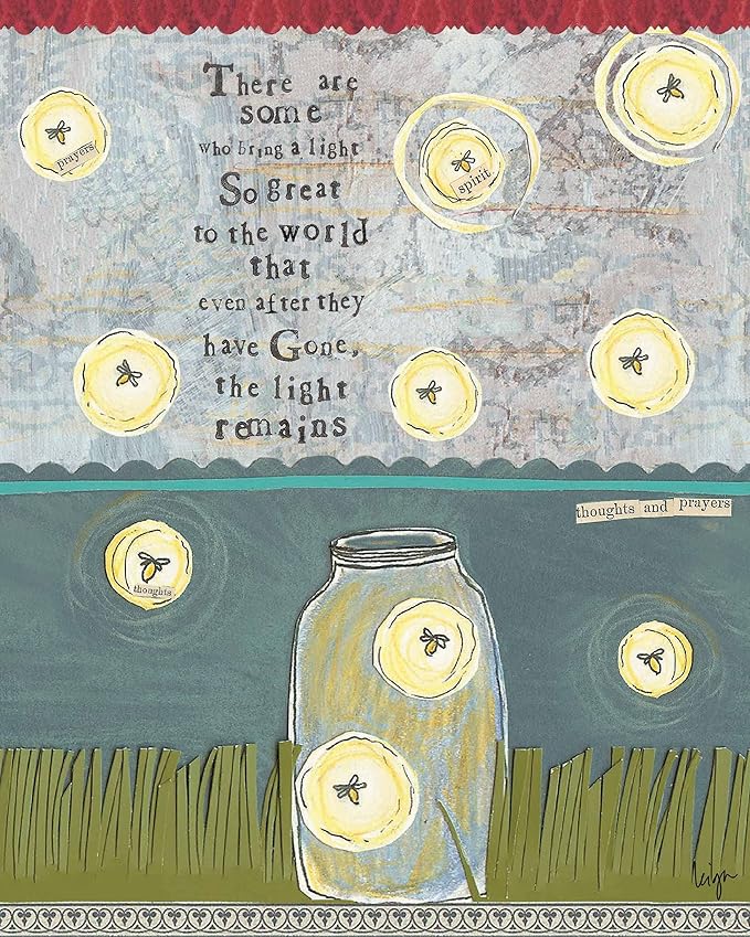 Studio M Art Pole, PVC Weather Resistant Pole with Vinyl Bowl 20 inches Tall Outdoor Decoration for Gardens, Patios, Yards, Landscaping and Birding Accessories, The Light Remains