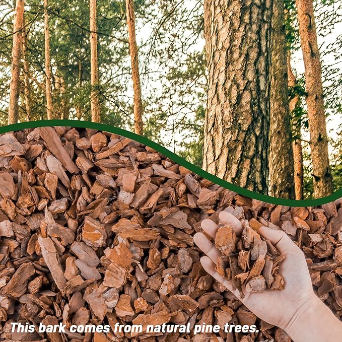 29 Quart Organic Orchid Bark for Potted Plants, Root Development of Orchid Plants and Garden Soil Amendment Mix