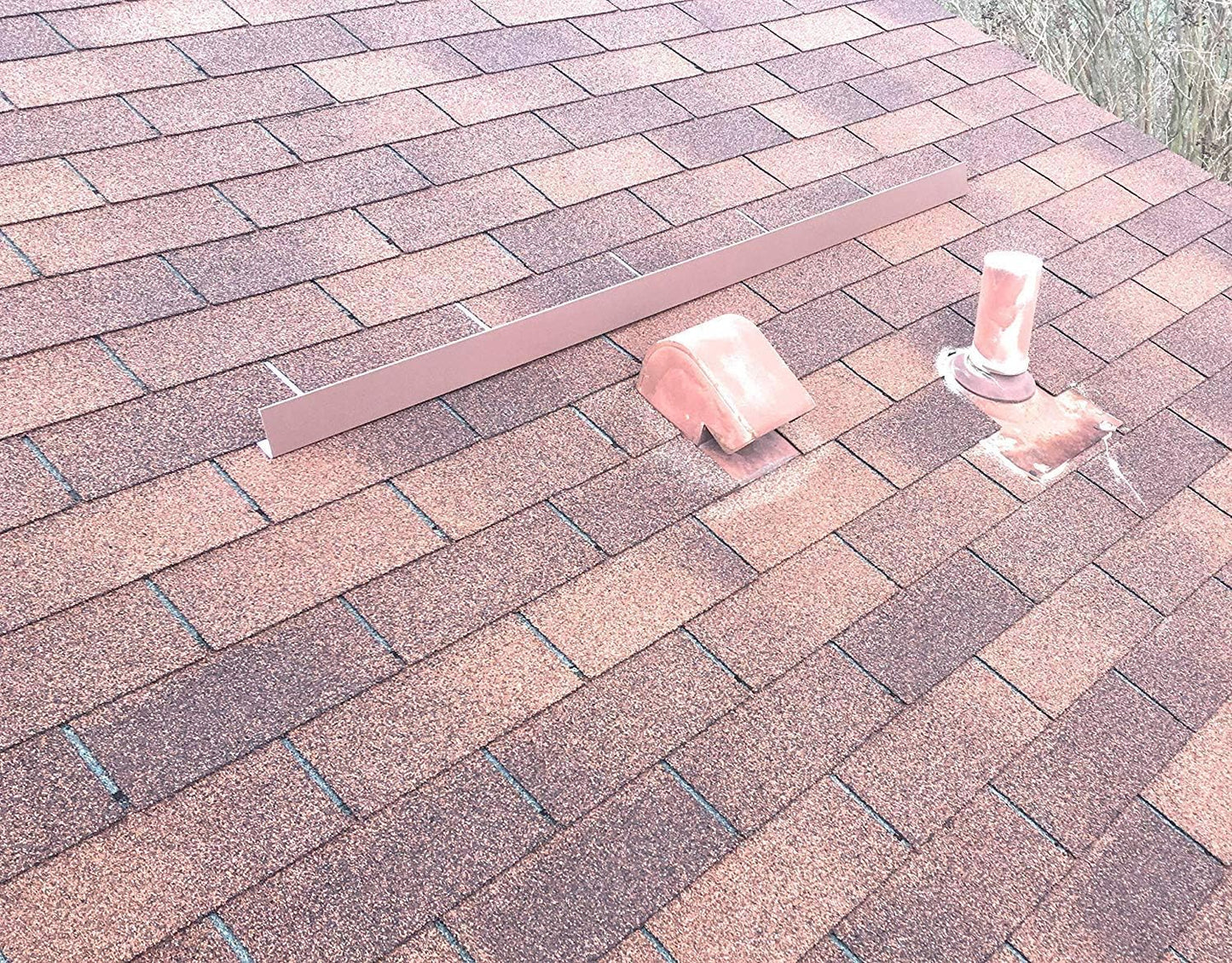 Eagle 1-26 Gauge 5 Foot Rain Diverter - Nails and Instructions Included (Mill Finish Aluminum, Copper, Galvanized, Stainless Steel & More) (2, Galvanized Steel)