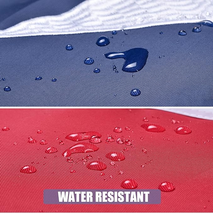 Texas State Flag 3x5 Ft, Deluxe Embroidered Heavy Duty Nylon Durable TX Outside Flags, Indoor/Outdoor, Sewn Stripes and Brass Grommets