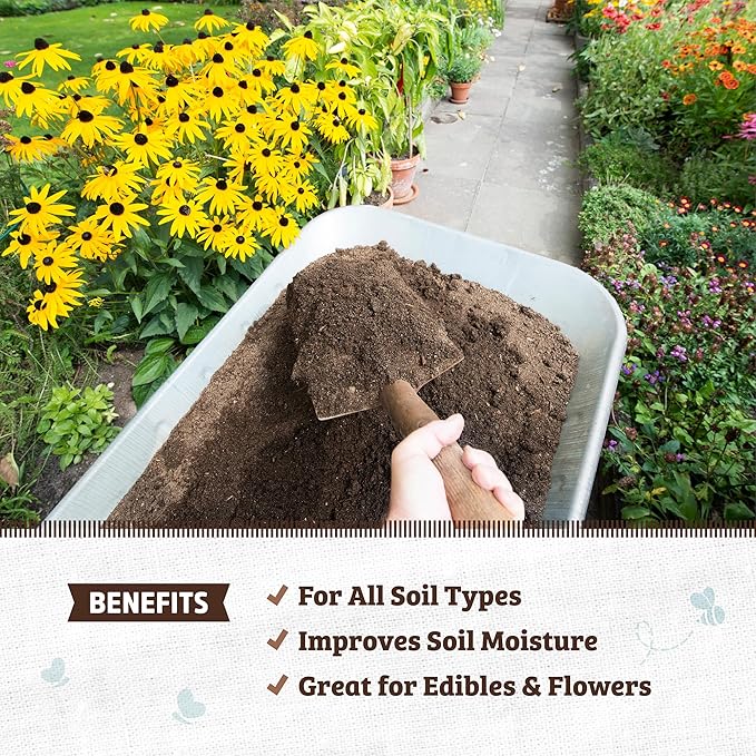 Back to the Roots 25.7qt (1 Cubic ft) Organic Premium Compost