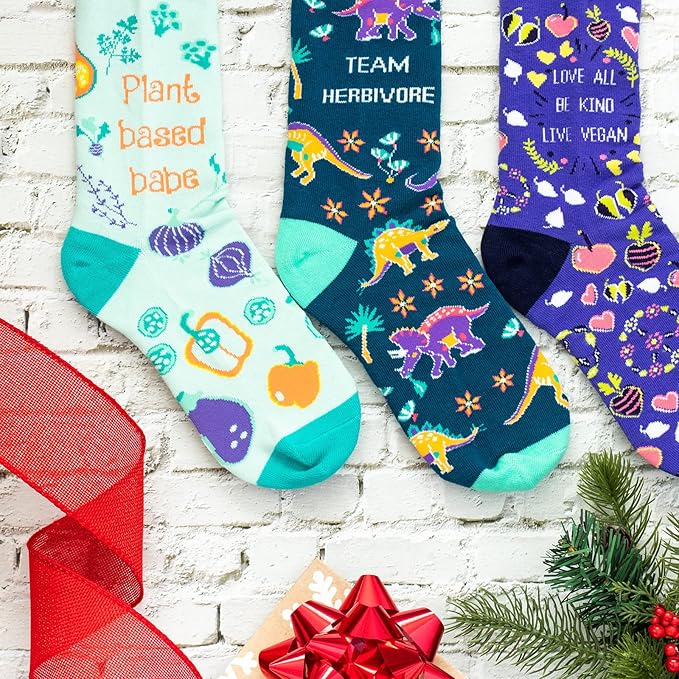 Lavley Women's Funny Socks - Cute and colorful novelty socks for women and teens - Great gift for birthdays or holidays